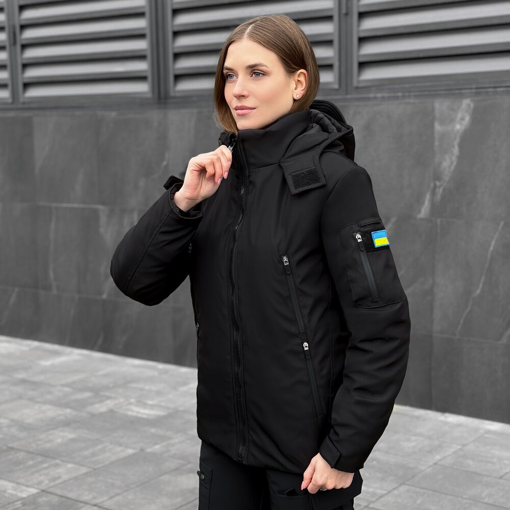 Женская зимняя Куртка с капюшоном Pobedov Winter Jacket Motive ЗИМА В2 Женская