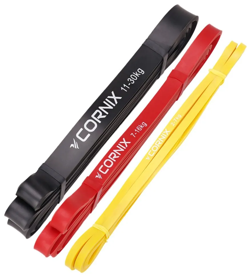 Еспандер-петля Cornix Power Band 2-30 кг (резина для фітнесу та спорту) набір 3 шт XR-0090 (LFXR-0090)