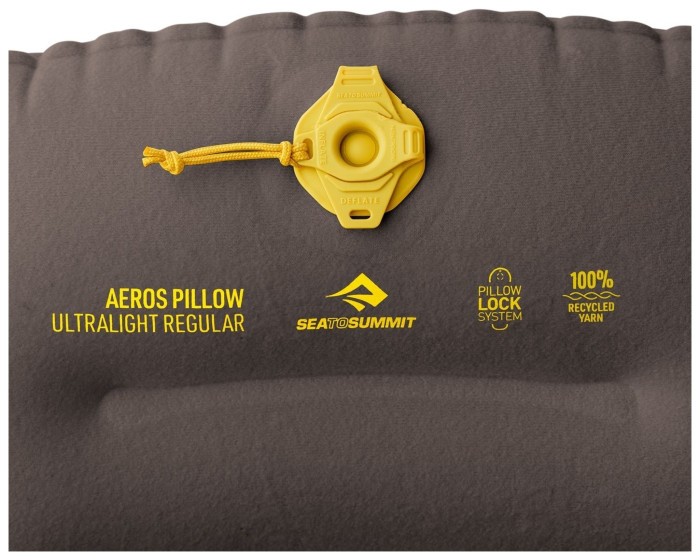 Подушка надувная Sea to Summit Aeros Ultralight Pillow, Regular, 11x34x26см, Turkish Tile