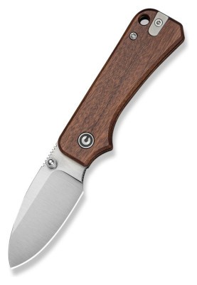 Ніж складаний кишеньковий Civivi Baby Banter Slip Joint (6 см) Nitro-V / Wood натуральний
