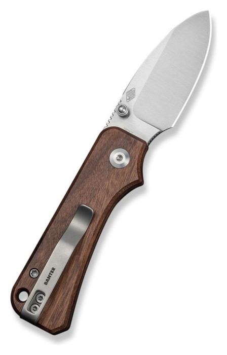 Ніж складаний кишеньковий Civivi Baby Banter Slip Joint (6 см) Nitro-V / Wood натуральний