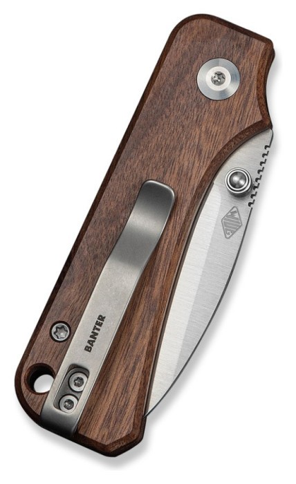 Ніж складаний кишеньковий Civivi Baby Banter Slip Joint (6 см) Nitro-V / Wood натуральний