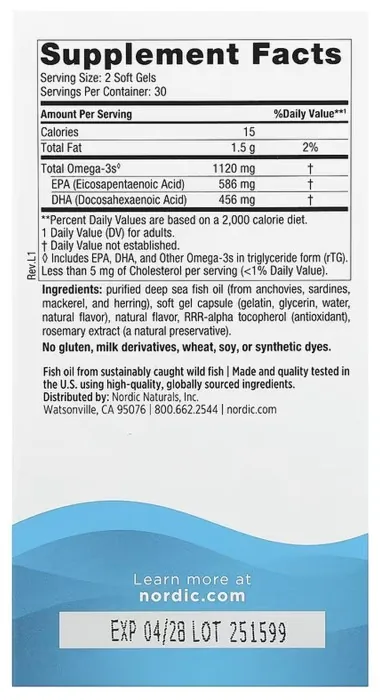 Ultimate Omega 2X Minis - 60 mini softgels