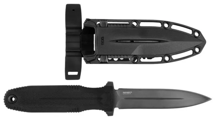 Ніж SOG Pentagon FX, Black Out