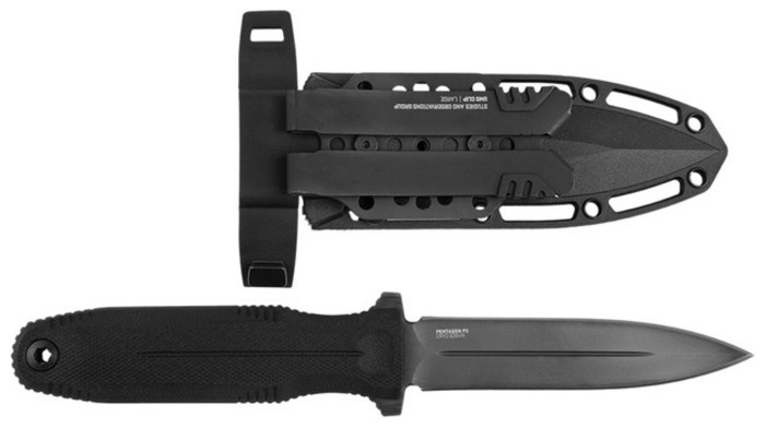 Ніж SOG Pentagon FX, Black Out