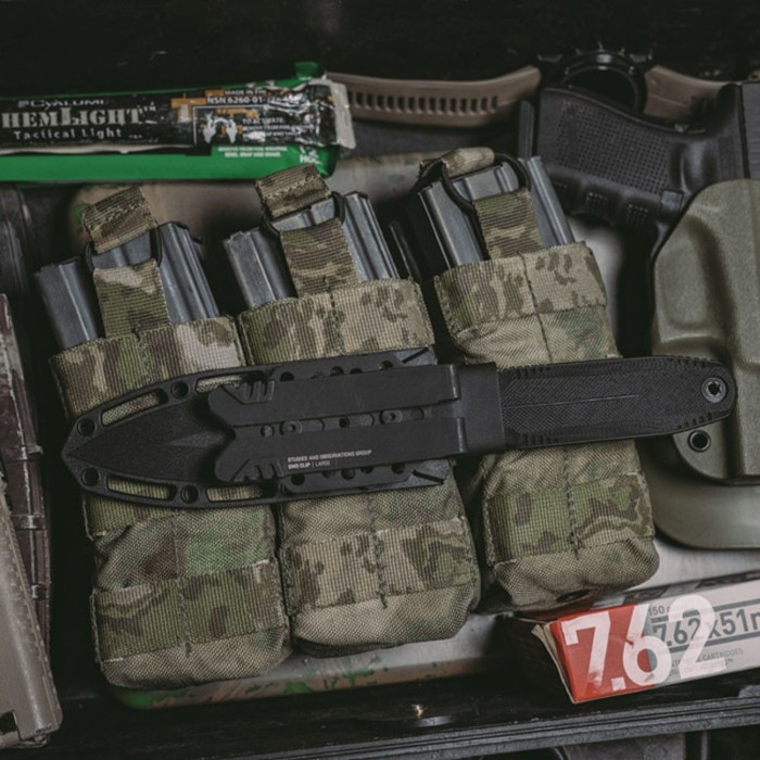 Ніж SOG Pentagon FX, Black Out