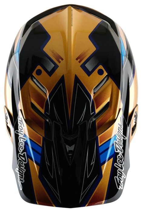 Велосипедный шлем TLD D4 COMPOSITE HELMET; ROYALTY [BLACK/GOLD] L