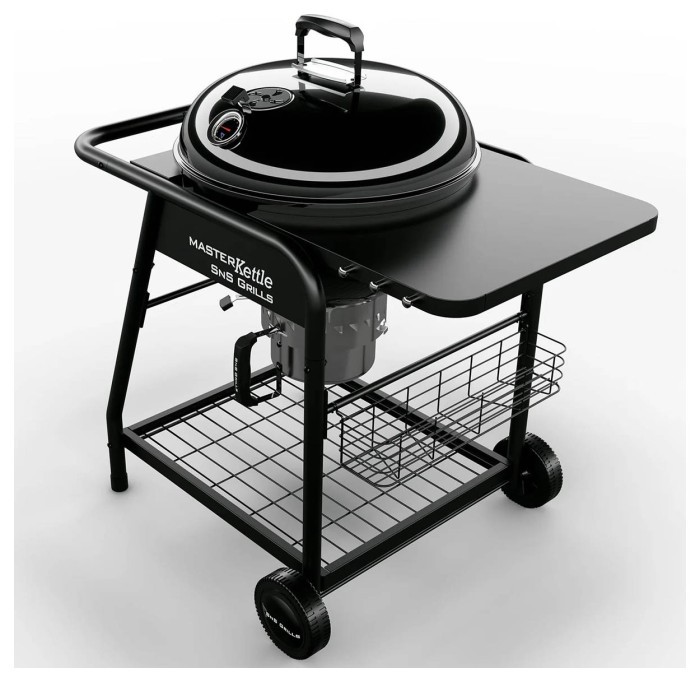 Угольный гриль Slow and Sear Master Kettle 57 см + корзина Deluxe SNS-MK
