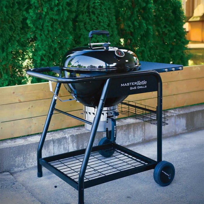 Угольный гриль Slow and Sear Master Kettle 57 см + корзина Deluxe SNS-MK