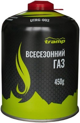 Картридж газовый Tramp резьбовой 450гр UTRG-002