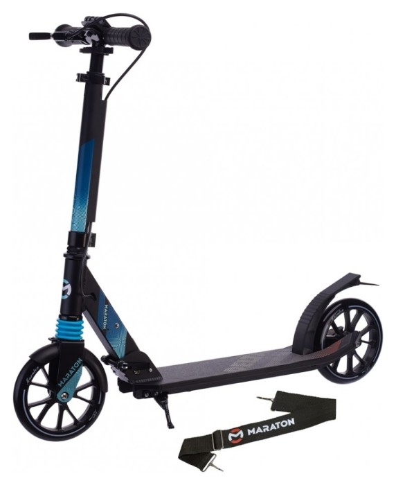 Самокат Maraton Delta Чорний, укр, укр