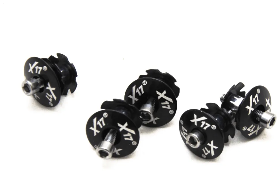 Ромашка ROU X17 1.1/8" в зборі, звичайна, алюм. чорн. (9841201)