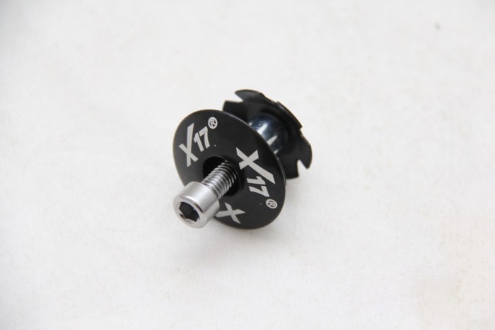 Ромашка ROU X17 1.1/8" в зборі, звичайна, алюм. чорн.