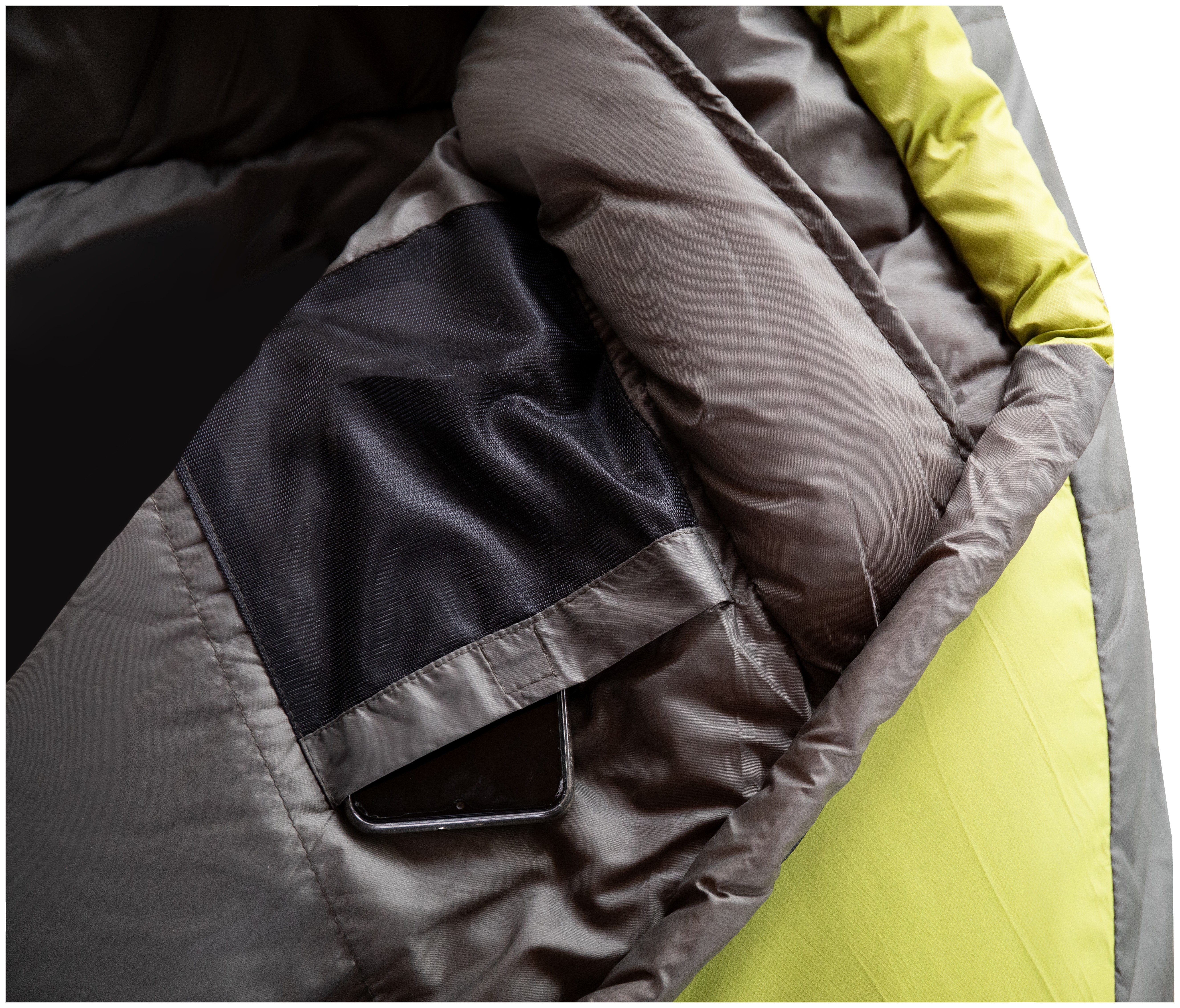 Спальный мешок Tramp Fjord Regular кокон правый green/grey 200/80-50 UTRS-094R