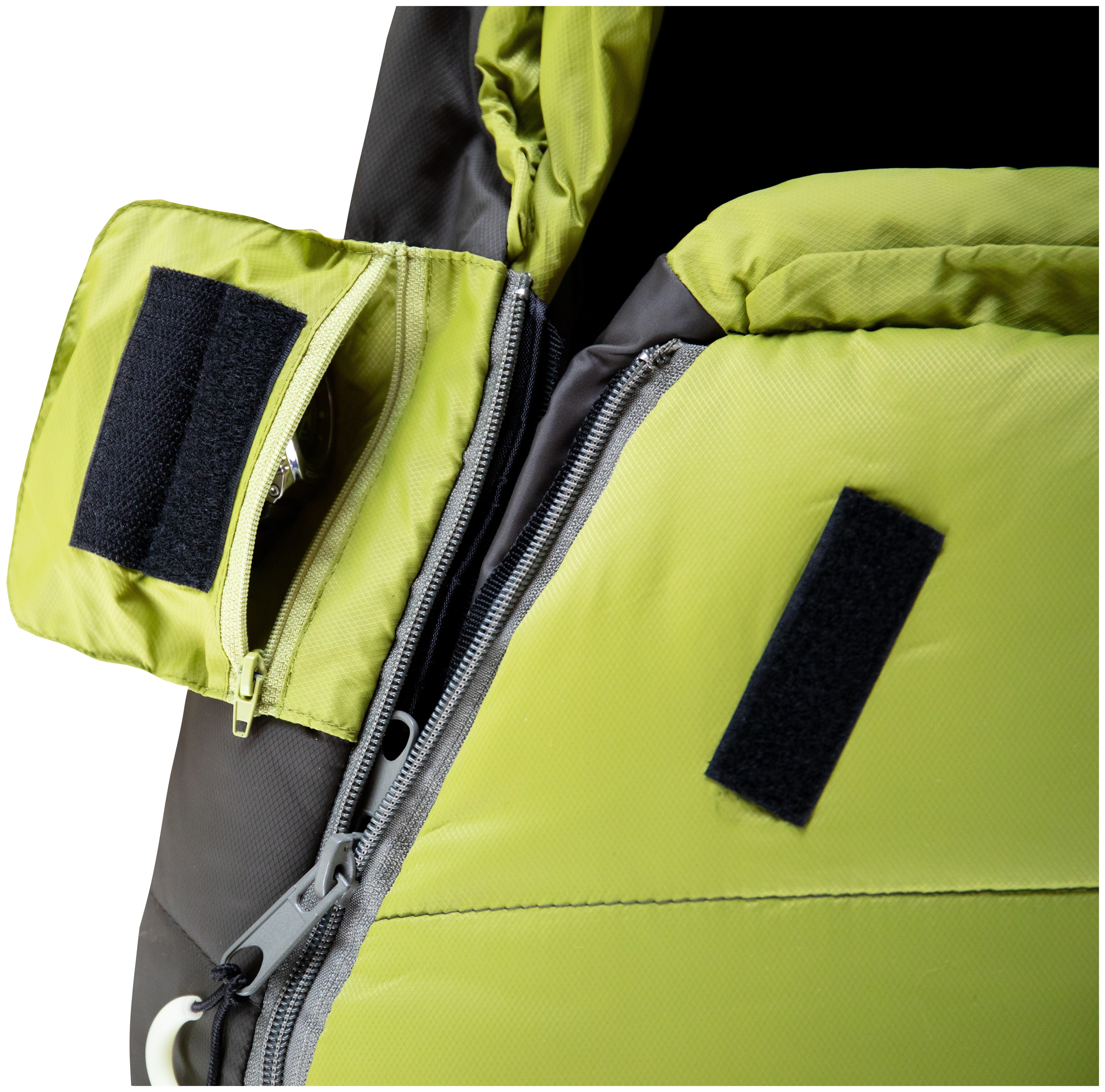 Спальний мішок Tramp Fjord Regular кокон правий green/grey 200/80-50 UTRS-094R, укр, укр