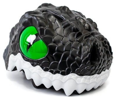 Шолом велосипедний Crazy Safety Чорний дракон