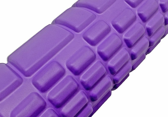 Масажний ролер EasyFit Grid Roller Mini 30 см фіолетовий
