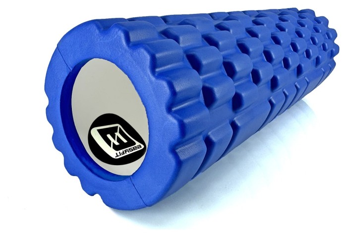 Масажний ролер EasyFit Grid Roller Mini 30 см фіолетовий