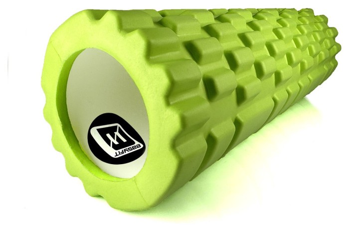 Массажный роллер EasyFit Grid Roller Mini 30 см фиолетовый
