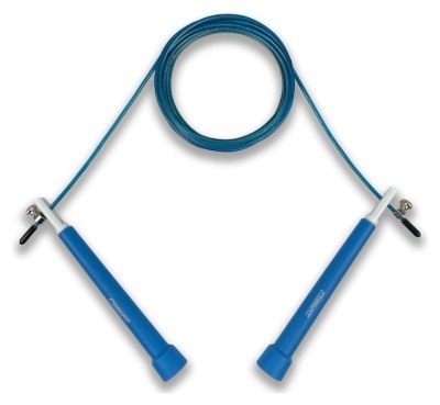 Швидкісна скакалка EasyFit Speed Cable Rope 3 м для схуднення, синя
