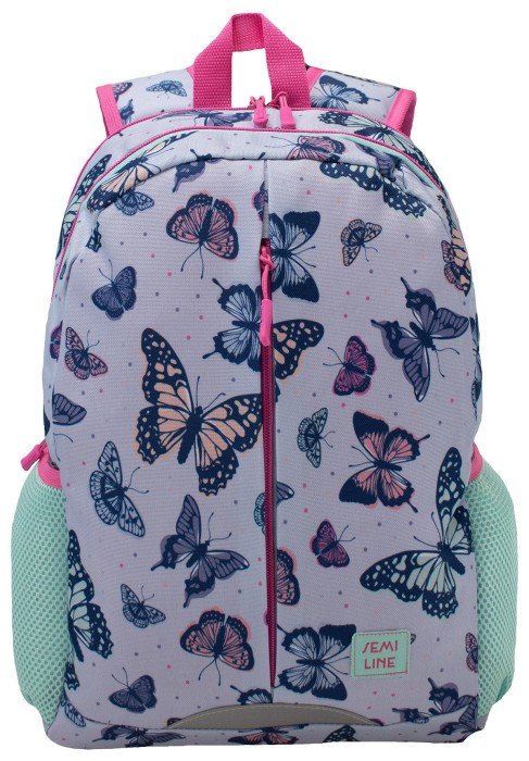 Рюкзак дитячий Semi Line 12 Lilac Batterfly Print (J4924-1)
