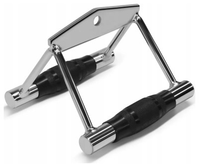 Ручка для нижней тяги двойная EasyFit (обрезиненные ручки)