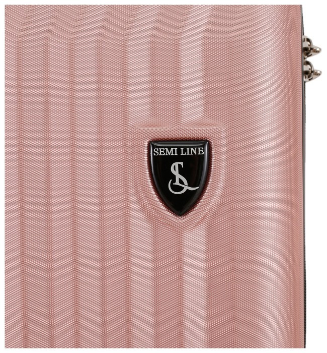 Валіза Semi Line 20" (S) Pink (T5987-3)