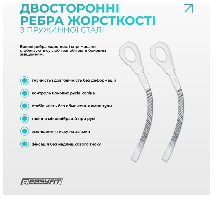 Бандаж (фиксатор) коленного сустава с ребрами жесткости и силиконовой вставкой. Размер XL