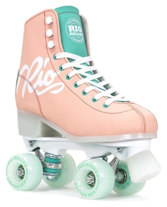 Ролики Rio Roller Script peach-green, укр, укр