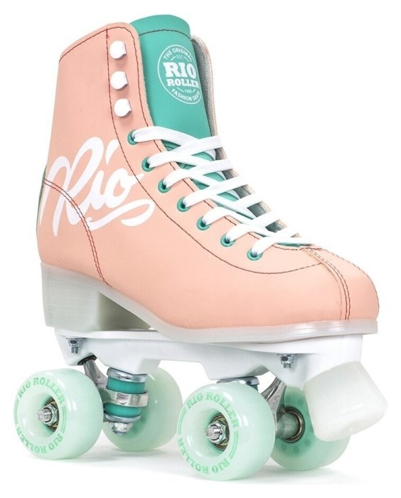 Ролики Rio Roller Script peach-green, укр, укр