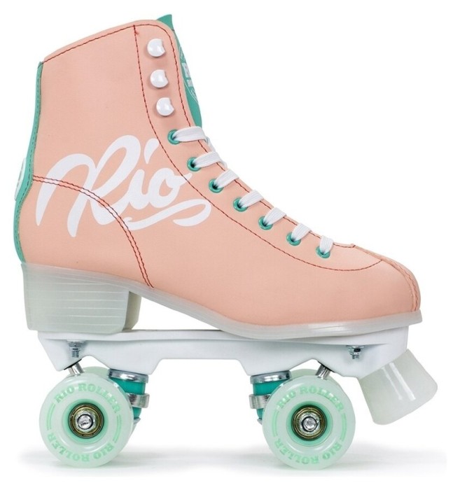 Ролики Rio Roller Script peach-green