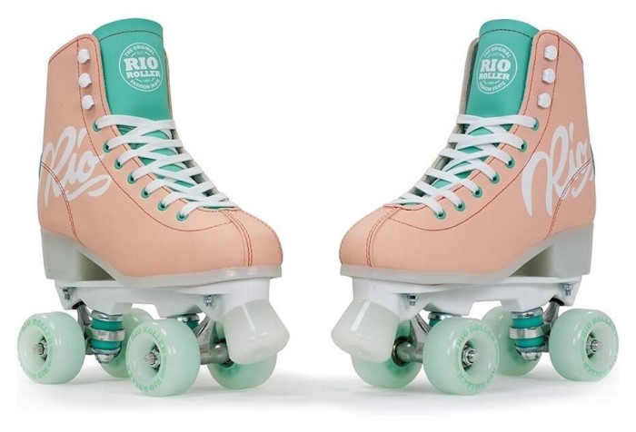 Ролики Rio Roller Script peach-green