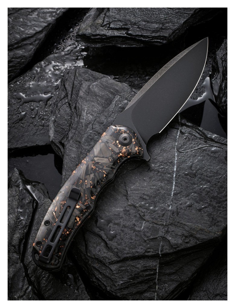 Ніж складаний Civivi Praxis Shredded Carbon Fiber C803I, укр, укр