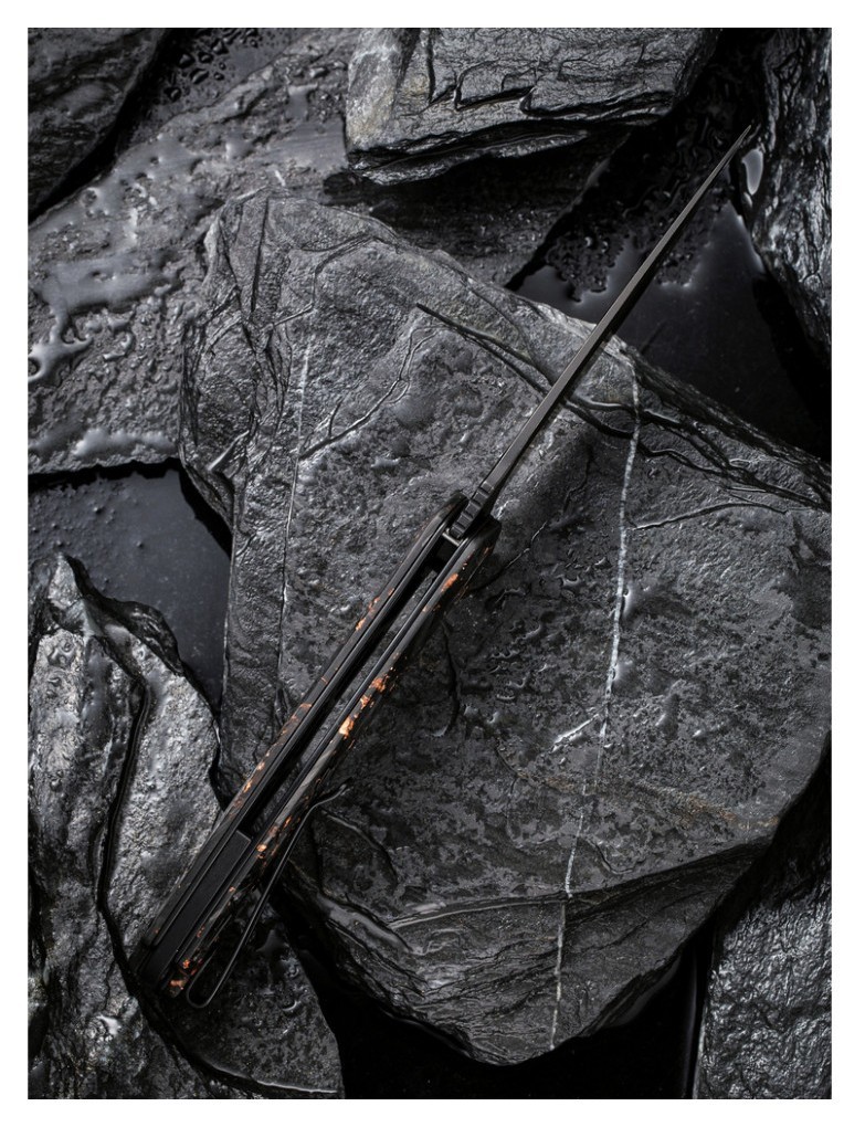 Ніж складаний Civivi Praxis Shredded Carbon Fiber C803I, укр, укр