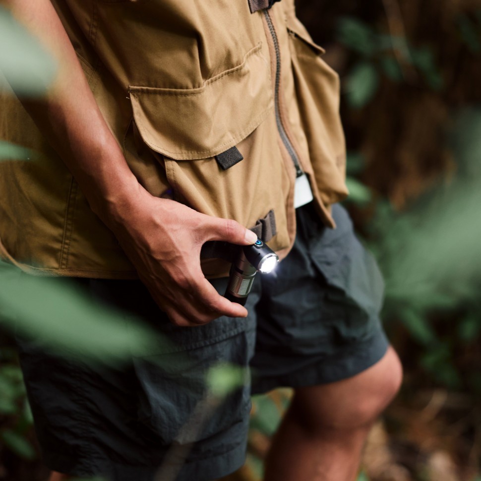 Ліхтар з кліпсою Naturehike CNK2450ZM013, чорно-сірий, укр, укр