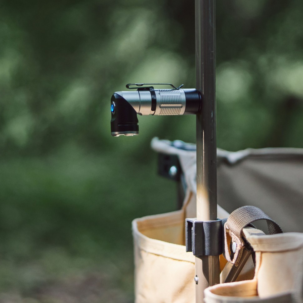 Ліхтар з кліпсою Naturehike CNK2450ZM013, чорно-сірий, укр, укр