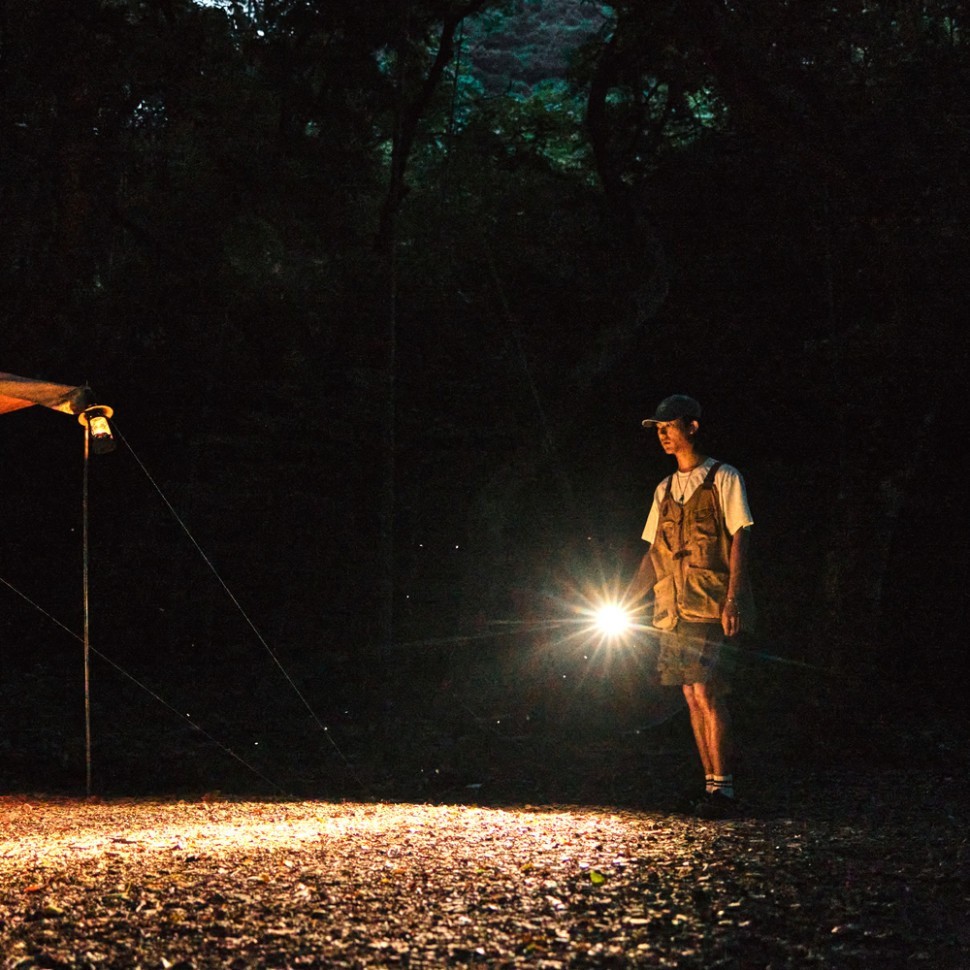 Ліхтар з кліпсою Naturehike CNK2450ZM013, чорно-сірий, укр, укр