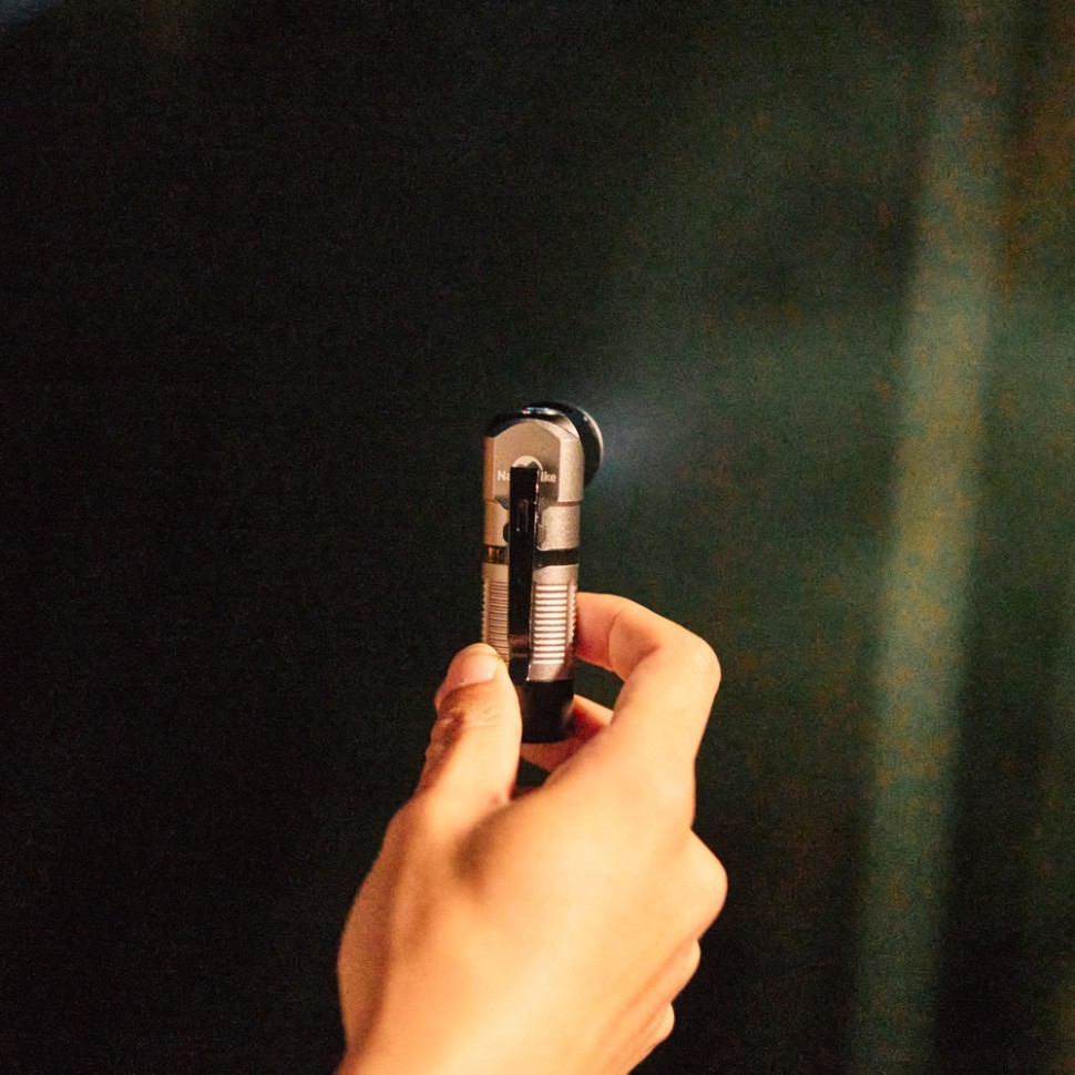 Ліхтар з кліпсою Naturehike CNK2450ZM013, чорно-сірий, укр, укр