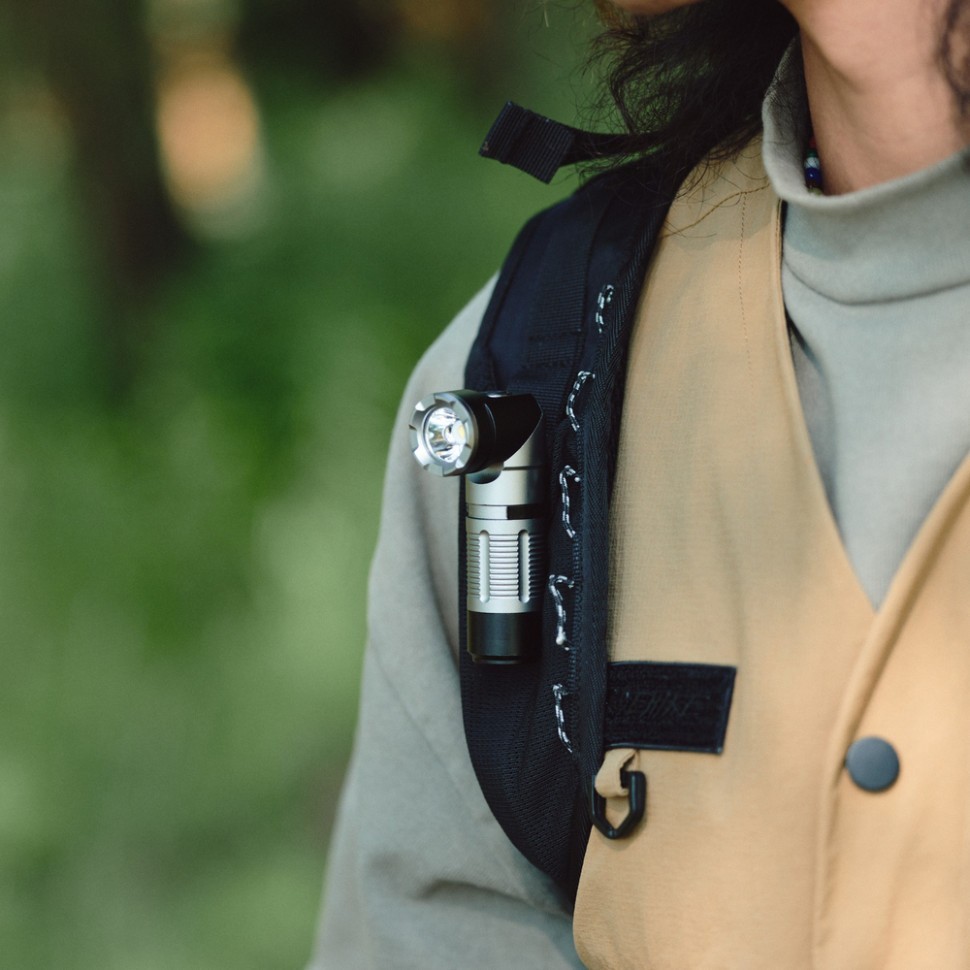 Ліхтар з кліпсою Naturehike CNK2450ZM013, чорно-сірий, укр, укр