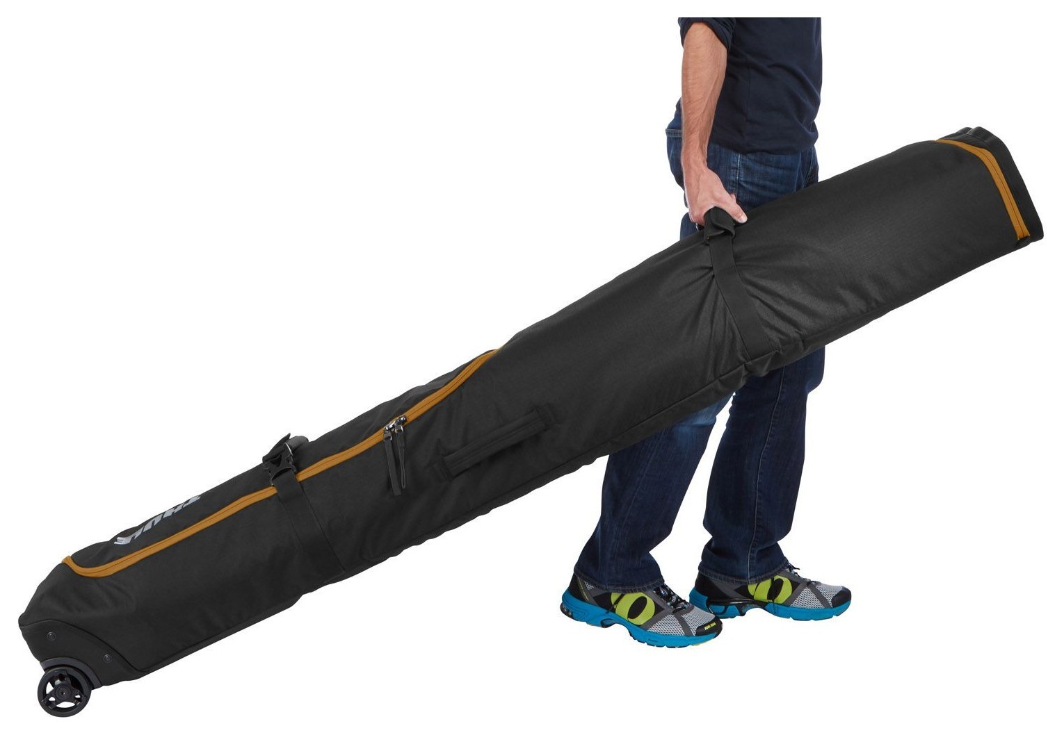 Сумка для лыж на колесах Thule RoundTrip Ski Roller 192cm (Black) 3204362 (TH 3204362), укр, укр