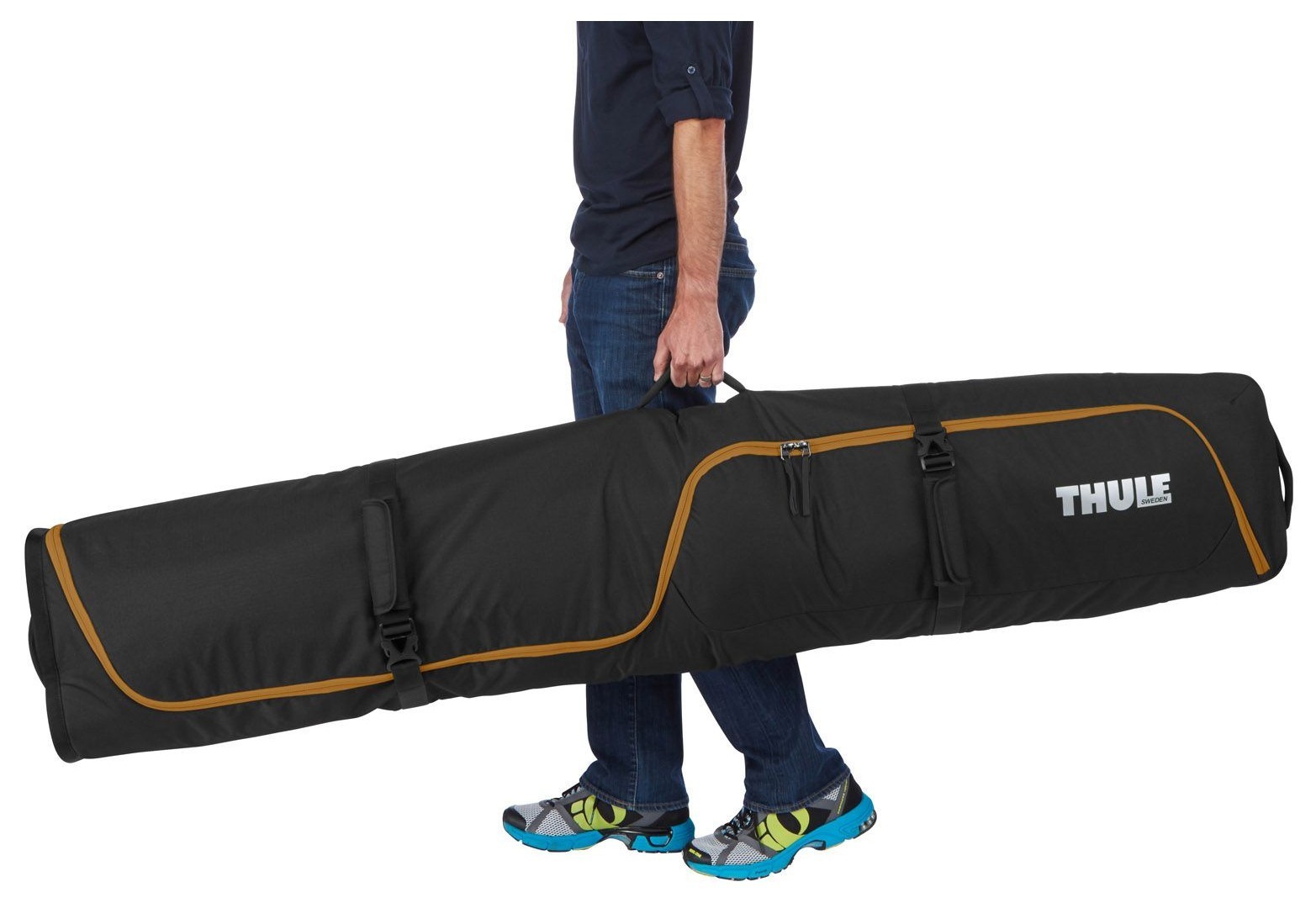 Сумка для лыж на колесах Thule RoundTrip Ski Roller 192cm (Black) 3204362 (TH 3204362), укр, укр