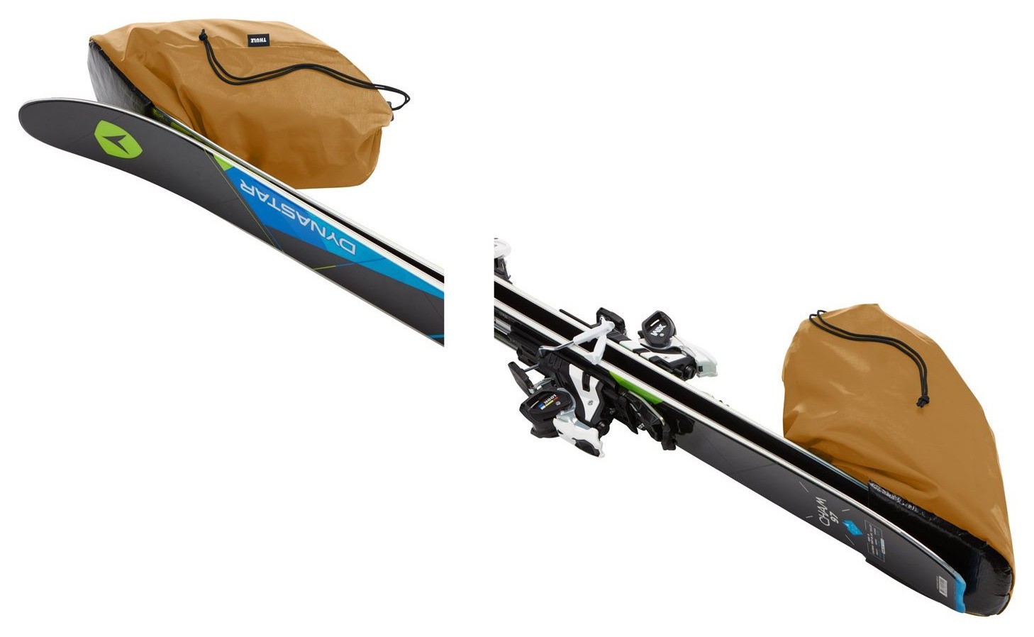 Сумка для лыж на колесах Thule RoundTrip Ski Roller 192cm (Black) 3204362 (TH 3204362), укр, укр