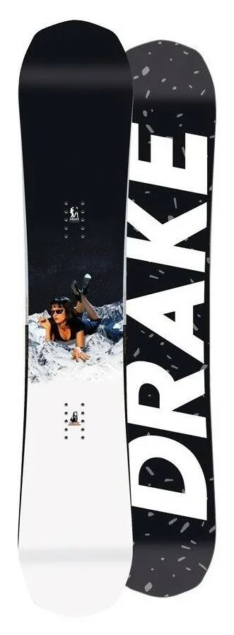 Сноуборд Drake SQUAD WIDE 160 Black/White (76221049) (159 см black, white)