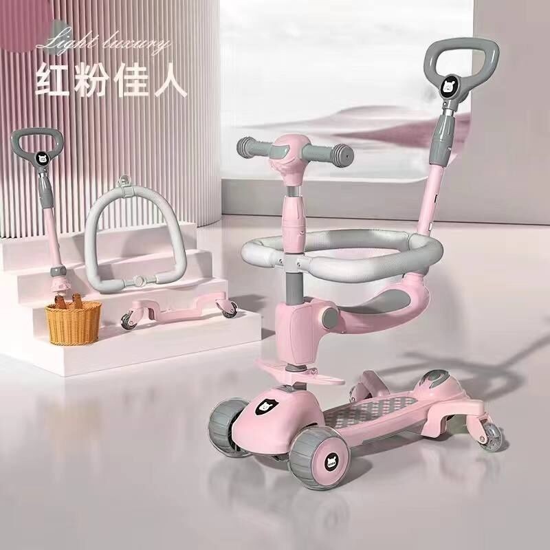 Самокат CITY LINE Jetta 619A, 1 кор. 6 шт (Білий 2, Рожевий 2, Бірюза 2), укр, укр