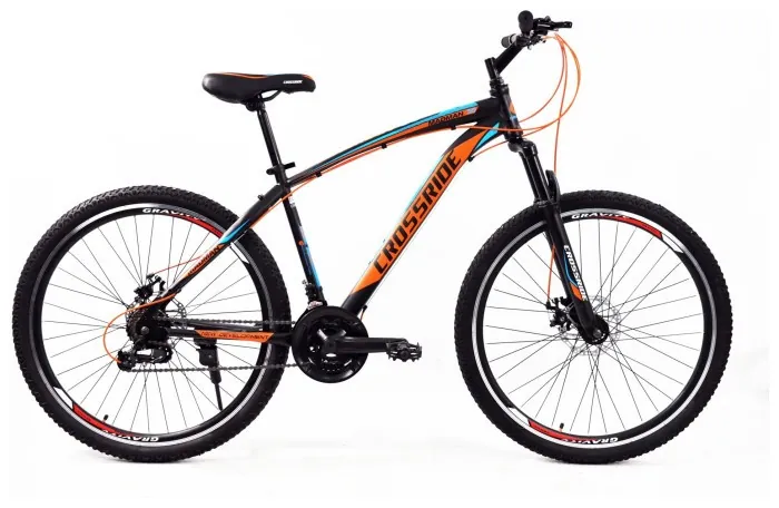 ВЕЛОСИПЕД CROSSRIDE 27,5 MTB ST "MADMAN", Чорно-помаранчевий