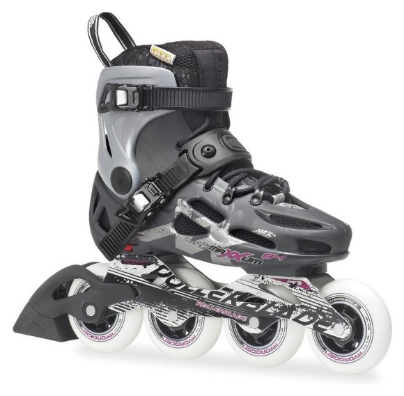 Роликові коньки для дорослих Rollerblade MAXXUM 84 W 38.5 (7.5US) 245мм Siver/anthracite (07367900 485), укр