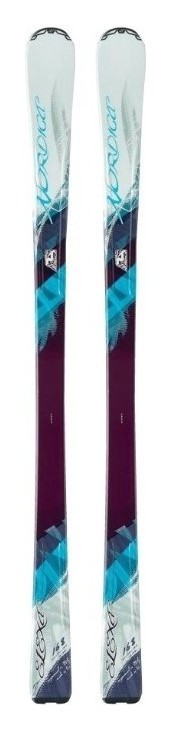 Лижі гірські (комплект) Nordica Elexa+N Sport Eps 144см White/turquise (0A3088 001+0C3122), укр, укр
