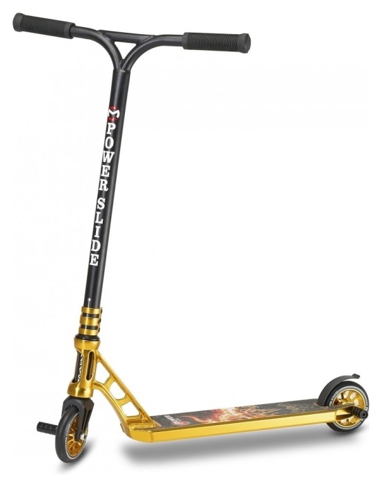 Трюковий самокат Maraton Powerslide HIC 2022 Золотий вогонь, укр, укр