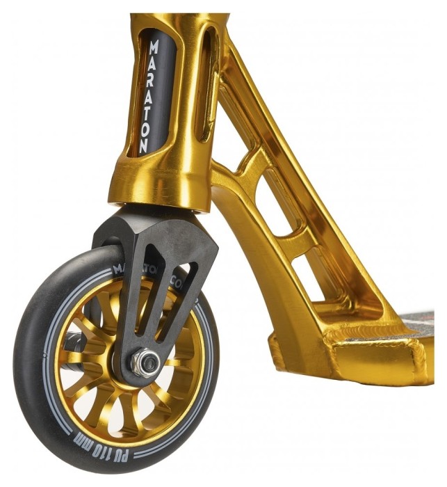Трюковий самокат Maraton Powerslide HIC 2022 Золотий вогонь, укр, укр