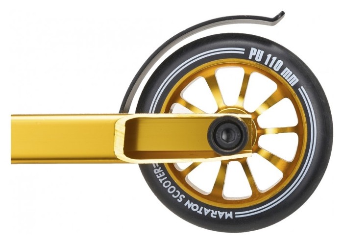 Трюковий самокат Maraton Powerslide HIC 2022 Золотий вогонь, укр, укр